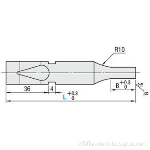 Finished Maching Ball Lock Punches SKH51 Heavy Load Type wi